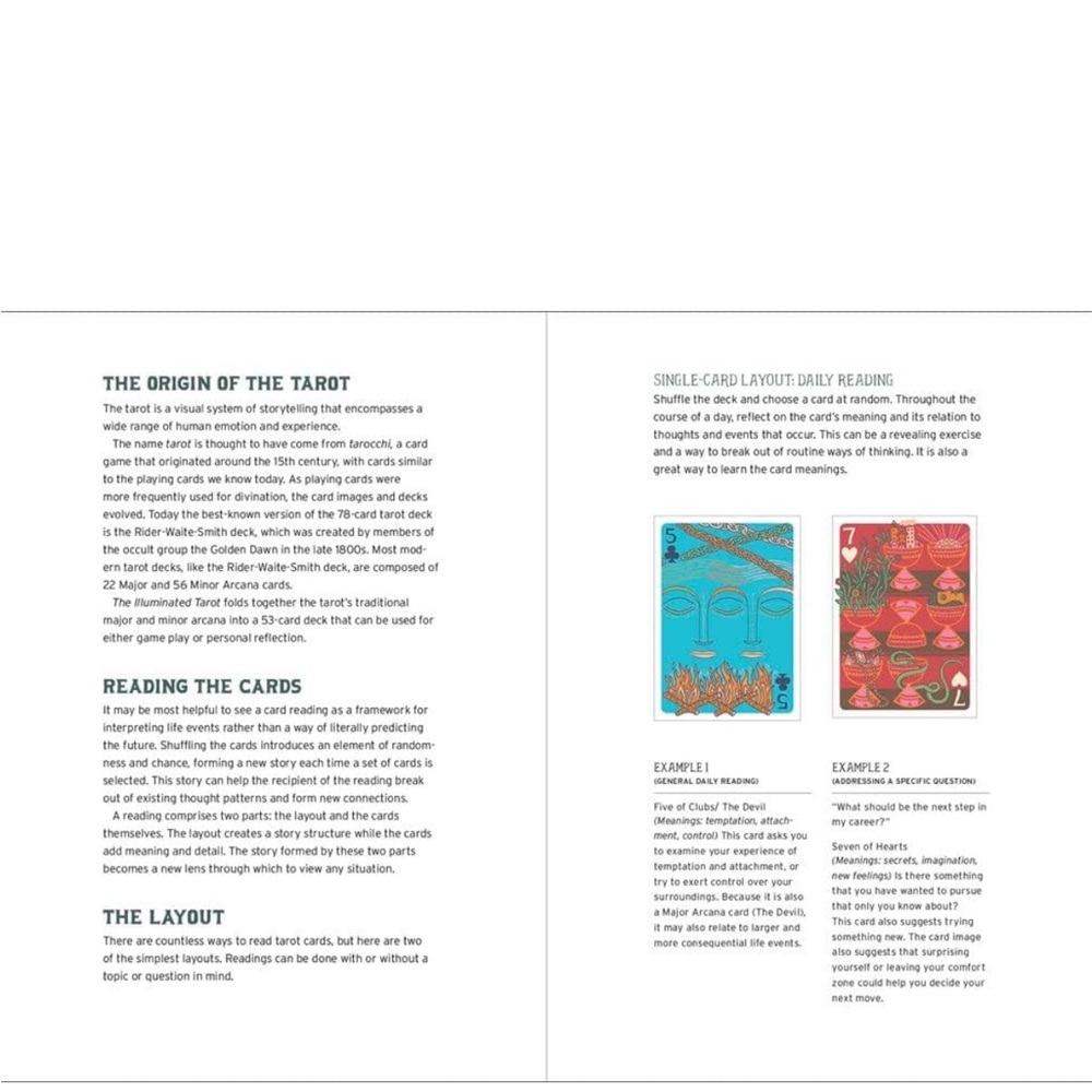 NWT The Illuminated Tarot: 53 Cards for Divination & Gameplay - Picture 4 of 6